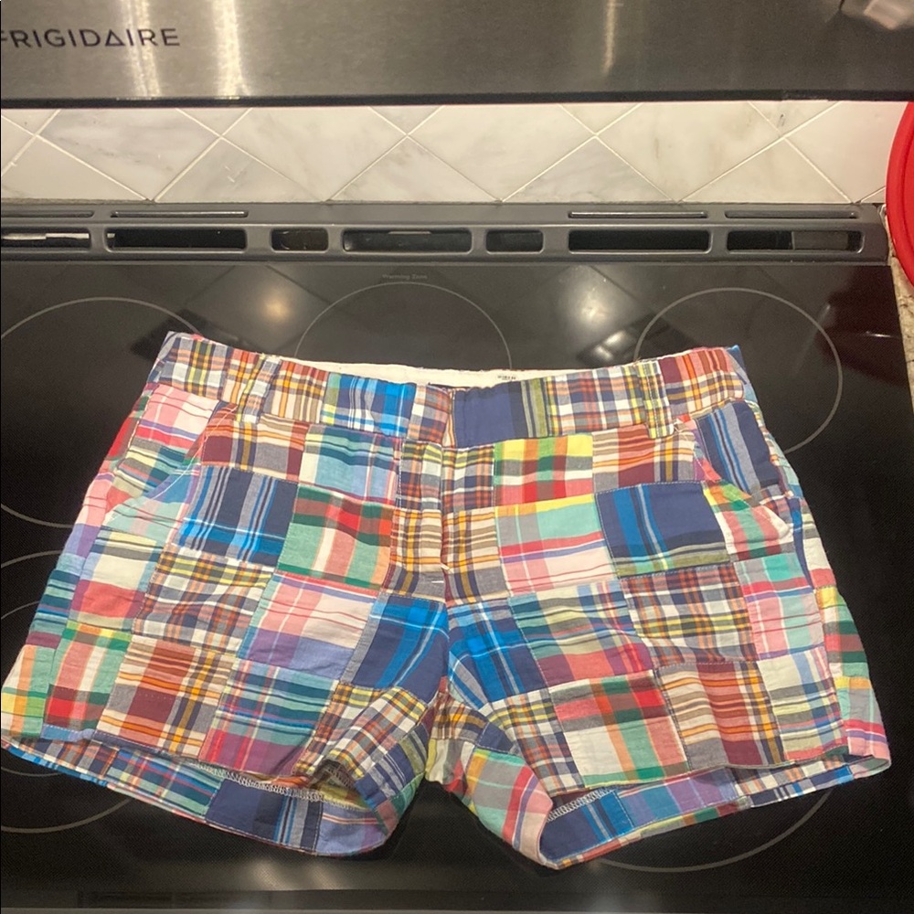 J. Crew Womens Madras City Fit Shorts